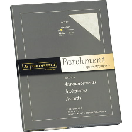 Southworth, SOUP984CK, Parchment Specialty Paper, 100 / Pack,