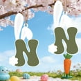 thumbnail image 5 of N Wooden Bunny Ear Letter For Easter Decoration Hanging Ornament On Wall Door Window Party Alphabet, 5 of 7