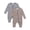 Folkstone Gray Classic Gingham, variant on by Gerber Baby Neutral Super Soft Viscose 2-Pack Coveralls, Sizes Newborn - 12 Months