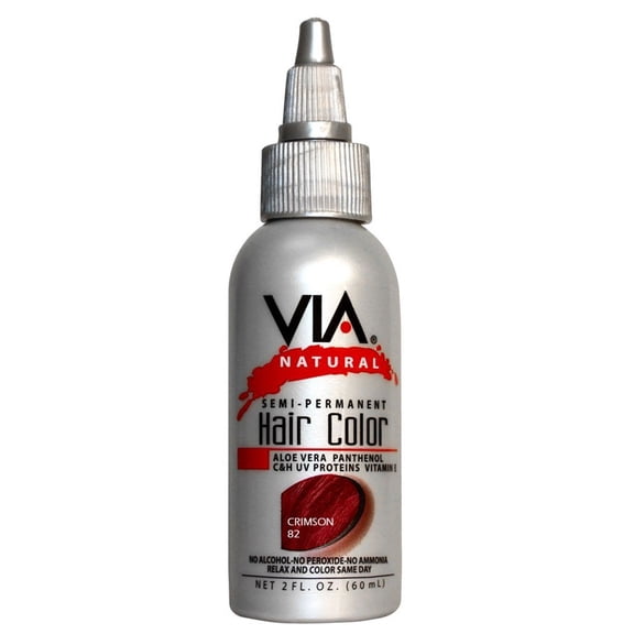 Via Natural Hair Color 82 Crimson 2oz