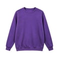 thumbnail image 6 of IAJDKMEK Sweatshirts for Women Loose Fit Round Neck — Long Sleeve Top, Fall Tops for Women Solid Casual Wear, 6 of 7