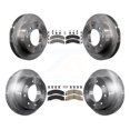 thumbnail image 1 of Transit Auto Front Semi-Metallic Rear Ceramic Pads and Disc Brake Rotors Kit for Car GMC Chevrolet Sierra 2500 HD Silverado 3500 Suburban K8A-102430, 1 of 8
