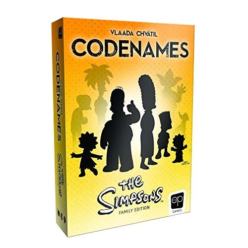 Juego de mesa USAOPOLY Nombra en clave The Simpsons Edition