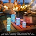 thumbnail image 7 of Cartoon Palm Tree Flameless LED Candle Set with Remote, Battery Operated Color Changing Pillar Candles, Set of 2, 7 of 7