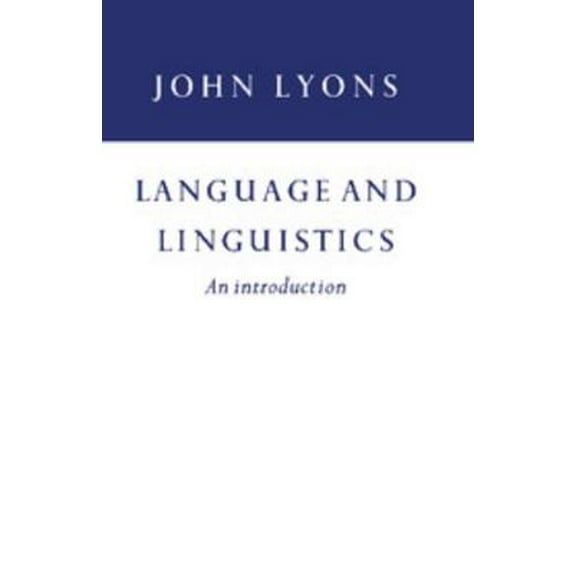 Pre-Owned Language and Linguistics (Paperback) 0521297753 9780521297752