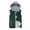 #01-Dark Green, variant on Women's Lightweight Vest with Hood Windproof, Water-, Insulated Outerwear for Outdoor Activities