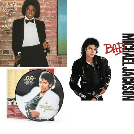 Off The Wall (140G/Gatefold) & Thriller (Picture Disc) & Bad (140G/Gatefold) [LP Vinyl Bundle]