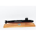 thumbnail image 3 of USS Hawkbill SSN-666 Submarine Model, US Navy, Scale Model, Mahogany, Sturgeon Class, 3 of 5