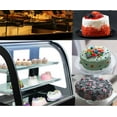 thumbnail image 3 of INTBUYING 35" Countertop Refrigerated Cake Showcase Curved Commercial Pie Display Case Cabinet Cooler Bakery Display 220V, 3 of 7