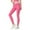 Hot Pink, variant on Junior's Foldover Bootcut Yoga Pants Comfy Lounge Active Pants Hot Pink S