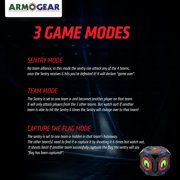 ArmoGear Sentry | 3 Games in 1 | Add-On Item Laser Tag Sets