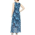 thumbnail image 2 of SLNY Womens Floral Faux Wrap Maxi Dress, 2 of 2