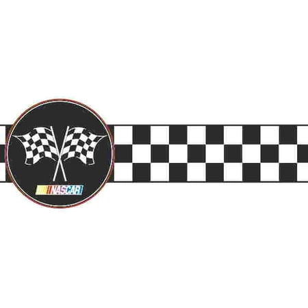 Nascar Wall Border - 876833 NASCAR Racing Check Diecut Border SK6390bd