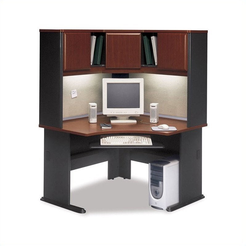 Bush Business Series A 48 Corner Desk In Hansen Cherry Walmart