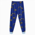 thumbnail image 7 of NOLDARES Toddler Baby Boy Clothes Color Blocking Outfits Fashion Fall Winter Sweatshirt Sweat Pant Kids Tops Shirt Pant Sets Size:7-8 Y,Blue, 7 of 7