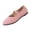 Pink -AO15, variant on Domzle Women's Mary Janes Ballet Flats Faux Suede Dress Shoes | Memory Foam Comfortable Dress Shoes Work Elastic Straps casual dressy ballerina loafers White