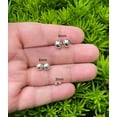 thumbnail image 4 of LeCalla Sterling Silver Ball Post Stud Earrings Set of 3 Pairs (3MM, 6MM, 8MM) for Women and Teens, 4 of 8