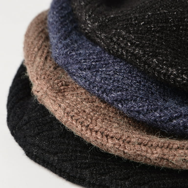Men Women Winter Warm Hat Knitted Beanie Ear Flaps Earmuff