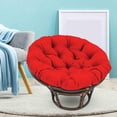 thumbnail image 4 of Outdoor Seat Cushion, Round Rattan Cushion, Hanging Basket Chair Cushion for Swing Chair Hammock Wicker Chair Rocking Chair, Red, 4 of 7