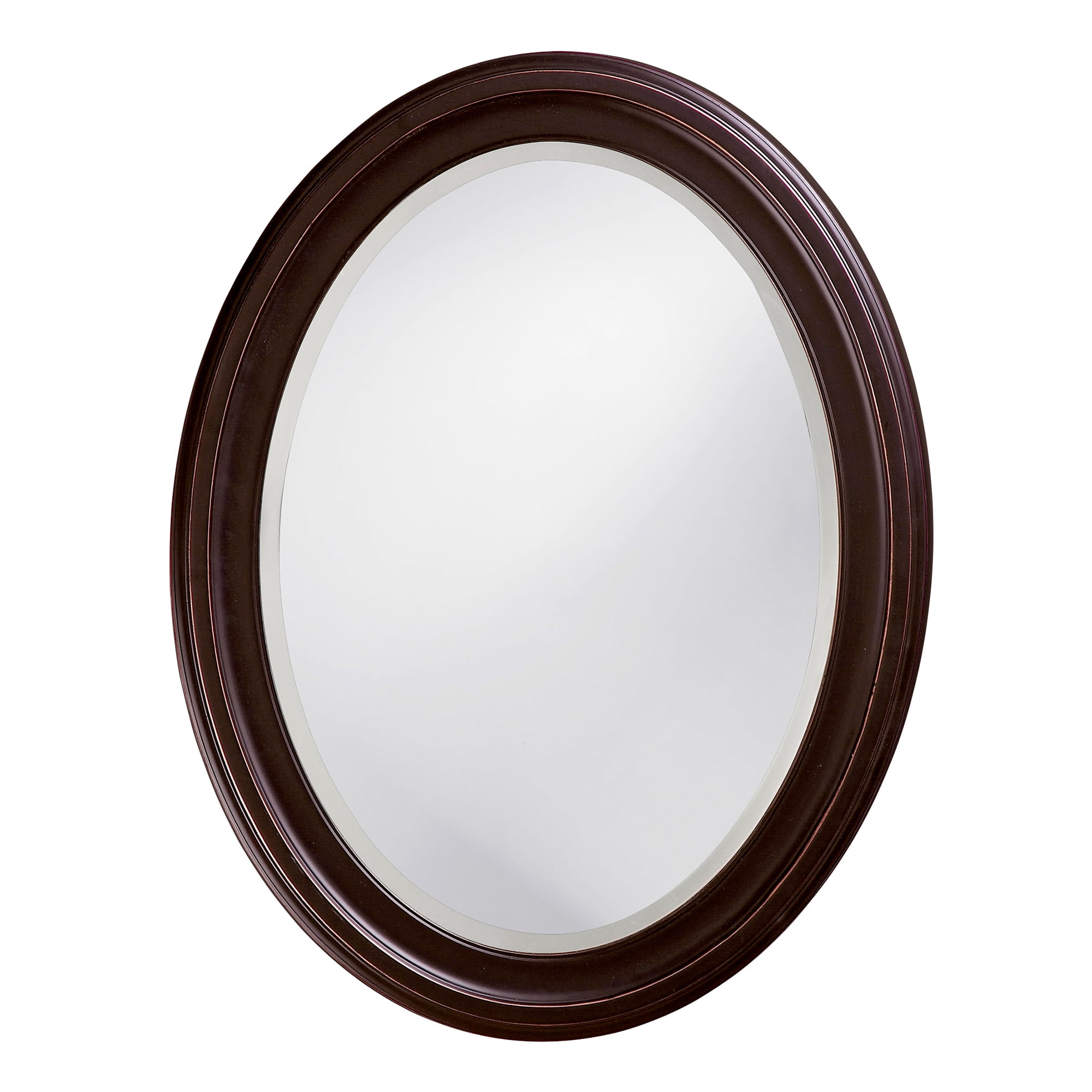 Tyler Dillon George Wood Framed Oval Wall Mirror - 25" x 33" x 1"