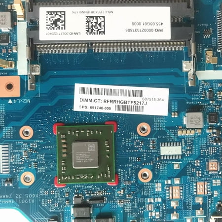 FOR 17-Y 17-Y018CA Laptop Motherboard 448.08G02.0011 687515-364 691740-005 856765-601 with A8-7410 Processor DDR3