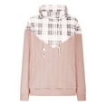 thumbnail image 4 of POROPL Sweatshirts for Women Long Sleeve Sweatshirts Casual Plaid Fall Sweatshirts, 4 of 6