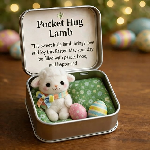 Yusimy Easter Pocket Hug Gift Box for Easter Gift Giving
