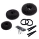 thumbnail image 2 of Juego de 17 piezas para hacer moños en forma de donut, 3 piezas para hacer moños en forma de donut, 2 piezas de rizadores para el cabello, 10 piezas de horquillas para el cabello, 2 piezas de cintas, 2 of 7