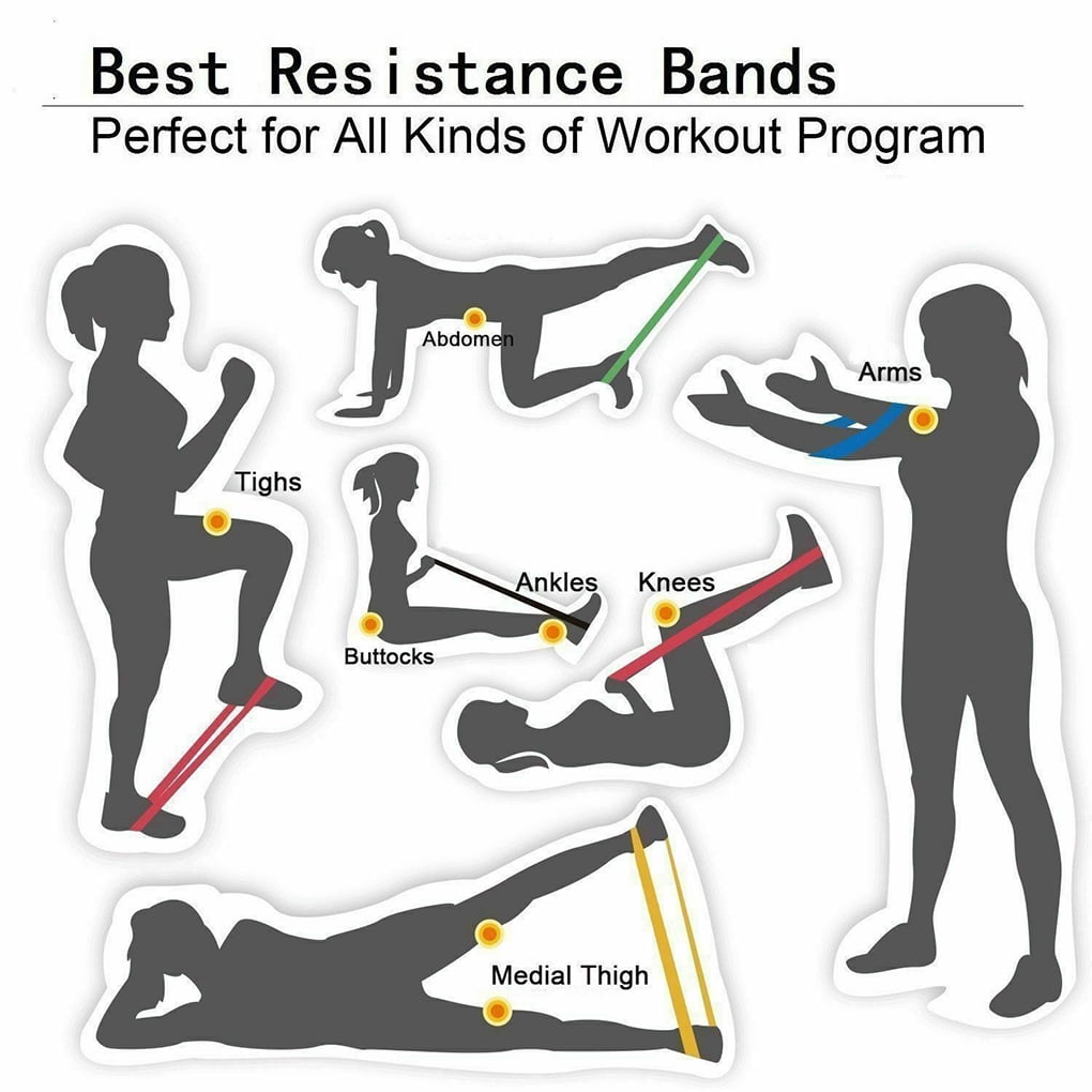 resistance band exercises for legs