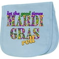thumbnail image 2 of Inktastic Mardi Gras Let the Good Times Roll Baby Burp Cloth, 2 of 3