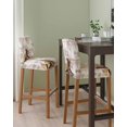 thumbnail image 2 of Western Cowboy Boots Bar Stool Covers Set of 6, Vintage Country Brown Wooden Stretch Washable Bar Chair Covers with Backs, Removable Pub Counter Height Chair Cover for Kitchen Dining Room Cafe, 2 of 7