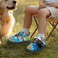 thumbnail image 3 of Pointodoor Boys Girls Art Cat Paint Shoes Lightweight Kids' Sneakers Knitted Mesh Sports Shoes Breathable Hook and Loop Running Fashion Athletic Casual Sneakers, 3 of 7