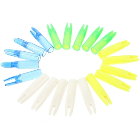 unbranded 20 Pcs Recurve Coat Nock Arrow Tail Arrow Accessories 3.5X1.7X0.5CM