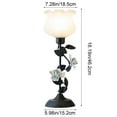 thumbnail image 3 of DAMAI Vintage Flower Table Lamp,LED Reading Light Bedside Floral Night Light,Kawaii 3 Colors Modes Nightstand Lamps Decor,Living Room Bedroom Lighting Desk Lamps Home Decoration, 3 of 9