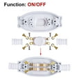 thumbnail image 5 of Uxcell 6mm Inline Cord Switch Waterproof Appliance Switch AC 250V 3A ON/Off Rocker Switch IP65, White, 5 of 6