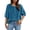 C-Blue158, variant on DHFJKG Boho T Shirts For Women Floral Embroidered Loose Fit Half Sleeve Breathable Linen Summer Top Beach Vacation Clothes Soft Tops