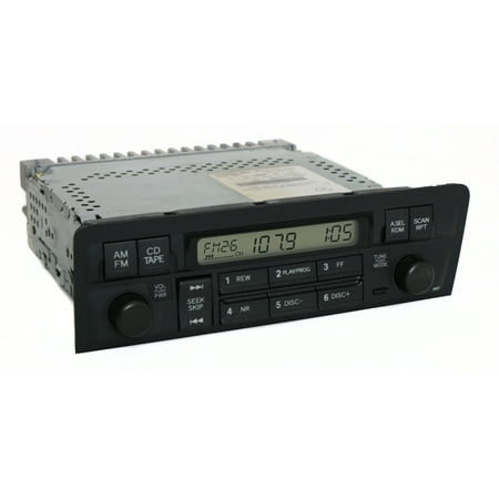 Honda Civic Part Number - 2001-2005 Honda Civic AM FM Radio w Face Number 1BC0 39100-S5A-A020 - Refurbished