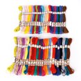 thumbnail image 1 of MasteelfCA 100 Pcs 8M Fils de Broderie en Coton Multicolore (Couleur Aléatoire), 1 of 7
