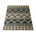 thumbnail image 2 of Hand Knotted Sumak Jute Eco-Friendly Area Rugs - 6'X9', Rectangle Shape, Beige Green Color, Contemporary Pattern, High Pile, Natural Fiber, Outdoor Indoor Handmade Area Rugs For Living Room (J00084), 2 of 4