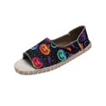 thumbnail image 3 of Willtoo Halloween Canvas Sneakers for Women Platform Low Top Shoes Tennis Classic Casual Slip on Shoes, 3 of 6