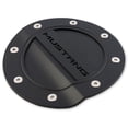 thumbnail image 3 of Drake Muscle Cars FR3Z-6640526-MA Fuel Door Comp Series Black with Mustang Logo, 3 of 6
