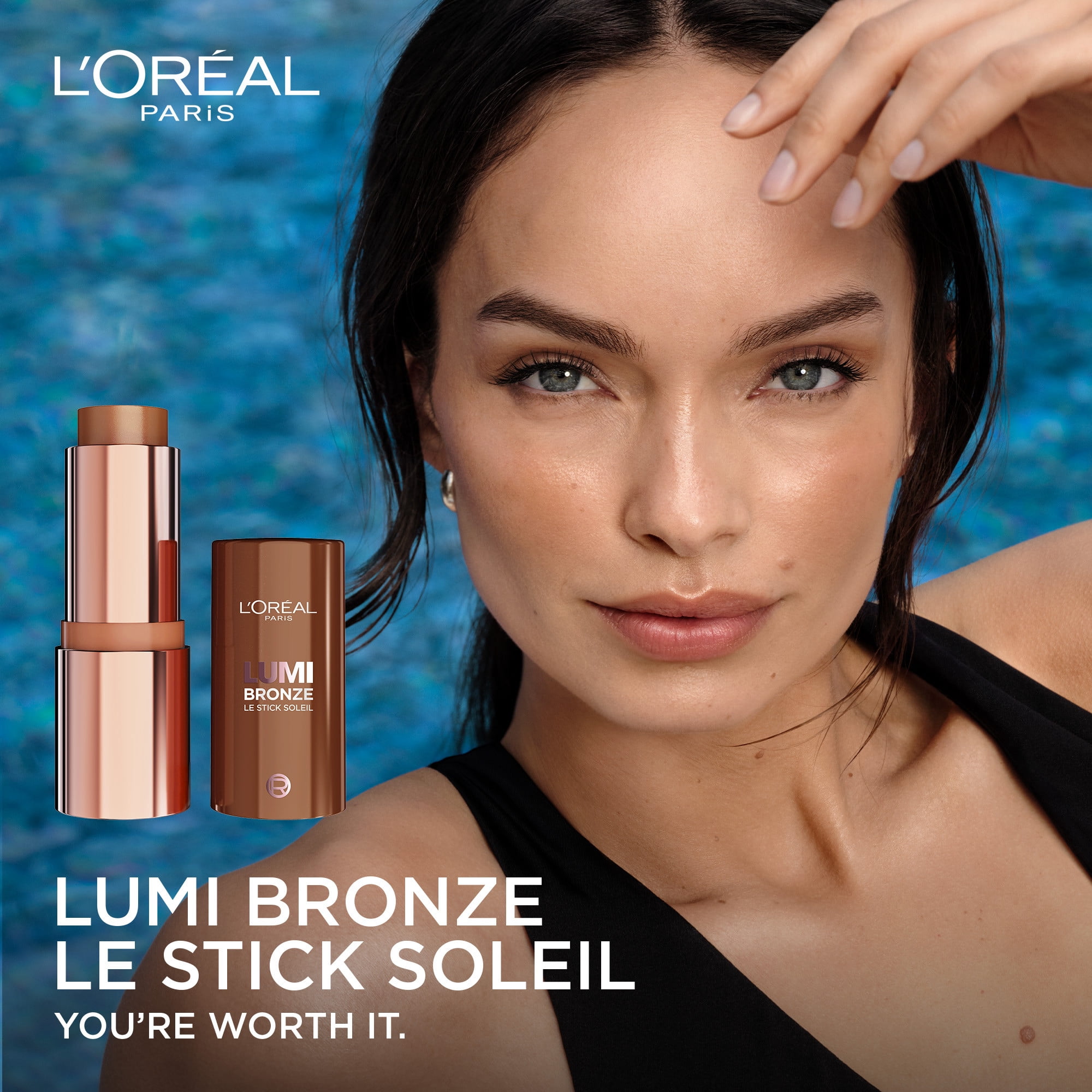 L’Oréal Paris Lumi Bronze Le Stick Soleil Bronzer, Copper Bronzette 120, 0.31 oz
