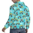 thumbnail image 6 of Balery Cartoon Monster Truck Pattern Mens Hoodie Kangaroo Pocket Hoodie Pullover Hooded Sweatshirt Ideal for Daily Wear Travel and Home-X-Large, 6 of 7