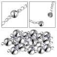 thumbnail image 3 of AMLESO Jewelry Locking Clasp Connector Necklace Making Round 20pcs, 3 of 8
