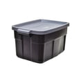 thumbnail image 1 of Bolsas de almacenamiento Rubbermaid Roughneck 117 L, paquete de 3 unidades, negro y gris, 1 of 3