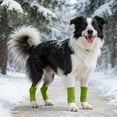 thumbnail image 5 of Knitted Breathable Dog Elbow Protector Leg Warmers for Small Medium Puppy Anti Licking Injury Recovery Comfort Wear, 5 of 5