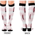 thumbnail image 2 of Coolnut 1 Pack Cute Ladybug Compression Socks for Women Men Knee High Stocking for Running,Athletic,Medical, 2 of 6