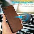 thumbnail image 5 of iPhone 7 Plus/iPhone 8 Plus Case, Allytech Detachable Case Support Magnetic Car Mount Case with Lanyard Wallet Vegan Leather Shockproof Stand Case for iPhone 7 Plus/ iPhone 8 Plus(5.5"), Brown, 5 of 8