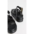 thumbnail image 5 of Dr. Martens Blaire Fisherman Sandalia de cuero Brando negro para mujer, 5 of 5