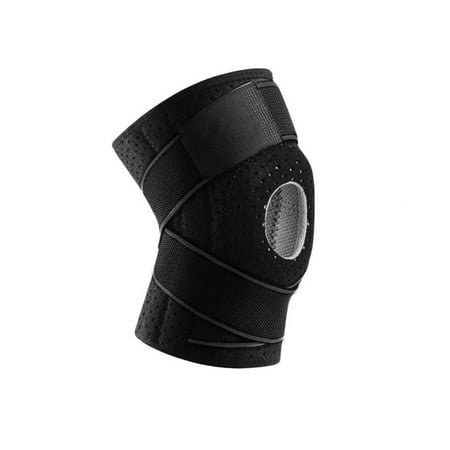 

Naiyafly 1Pcs Knee Pads Cold Fast Drying Silicone With 4 Spring Stabilizer Sports Patella Support Hose Knee Brace